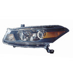Replacement Driver Side Headlight Assembly for 2011–2012 Honda Accord Coupe