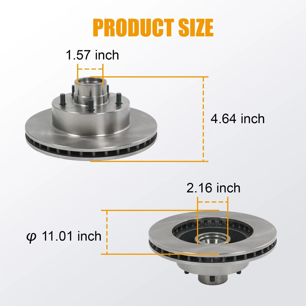 Front Disc Brake Conversion Kit for Chevy Car/Corvette (1949-1962)
