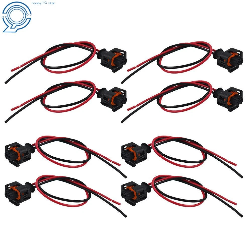 Set of 8 Fuel Injector Connector Harness for Chevrolet GMC Duramax (2001–2010)