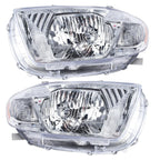 Halogen Headlights for Toyota Highlander (2008–2010) Clear Lens Chrome