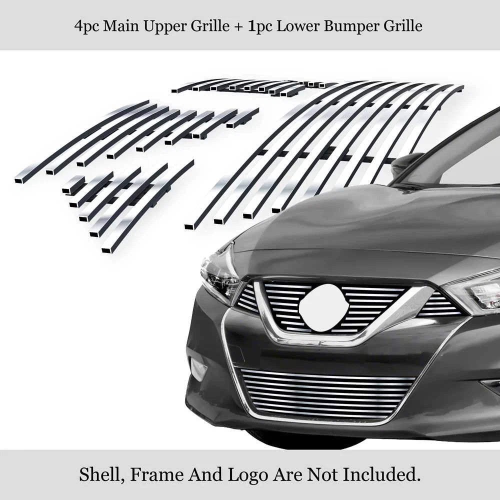 Stainless Chrome Billet Grille Insert for Nissan Maxima (2015-2018)