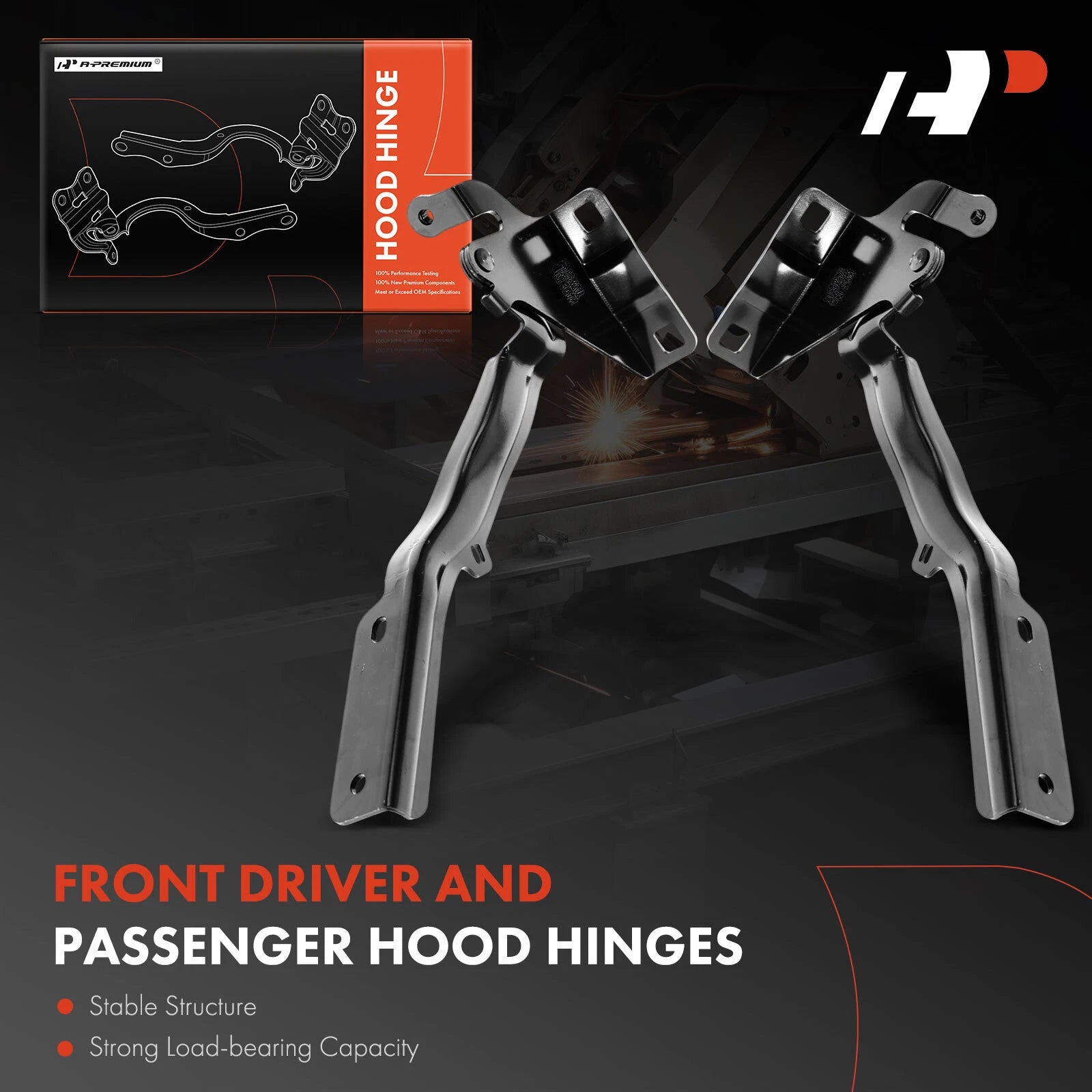 2Pcs Hood Hinge for Chevy City Express (2015â2018)