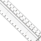CNP-3 Slide Rule for Air Navigation Distance Angle Conversion (38.1x7cm)
