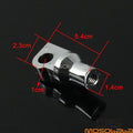 Chrome Foot Pegs Mounting Bolts Adapter for Harley Male Pegs
