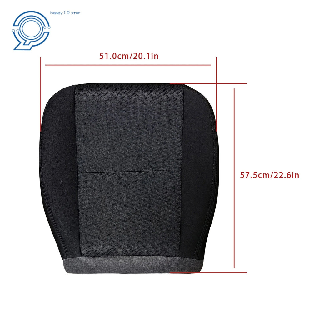 Cloth Driver Bottom Seat Cover for Chevy Silverado (2007-2014)