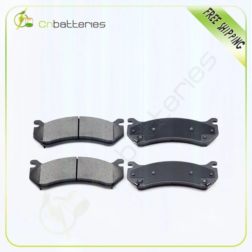 Set of 4 Metallic Rear Brake Pads for Cadillac Escalade ESV EXT GMC Safari