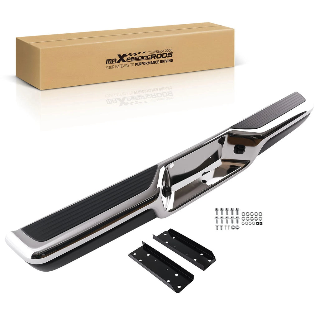 Chrome Rear Bumper for Dodge Dakota 97-04 55295665AC Steel Plastic