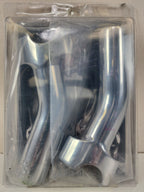 Wild 1 Chubby Billet Risers 5.5in Pullback Chrome W0527 for Harley Davidson
