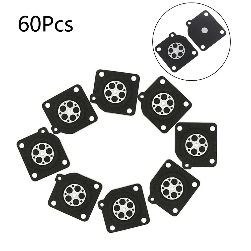 60Pcs Metering Diaphragm for ZAMA C1U Carb A015010