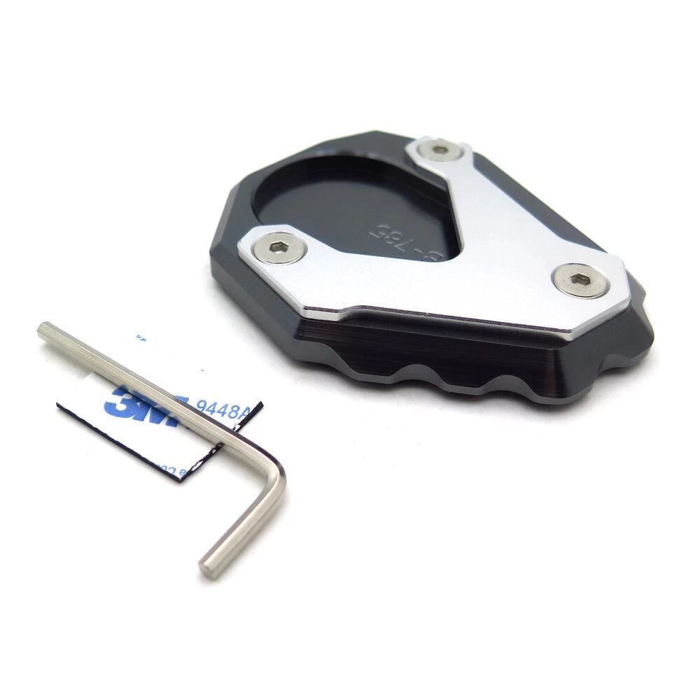 Kickstand Side Stand Enlarger Pad for BMW F750GS F850GS (2018–2019) Gray