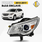 HID/Xenon Headlight for Buick Enclave (2013–2017) Driver Side w/o AFS