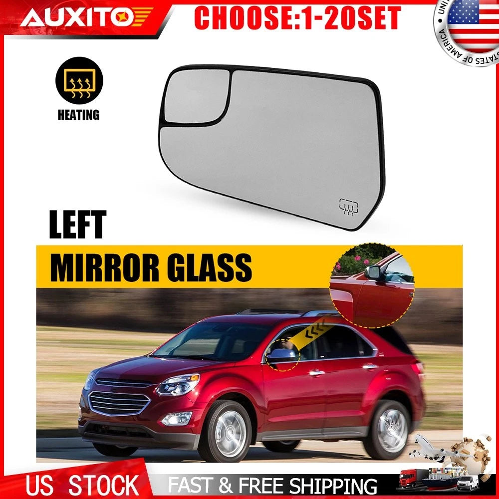 LH Heated Mirror Glass for GMC Terrain (2010–2017) OE 22906957