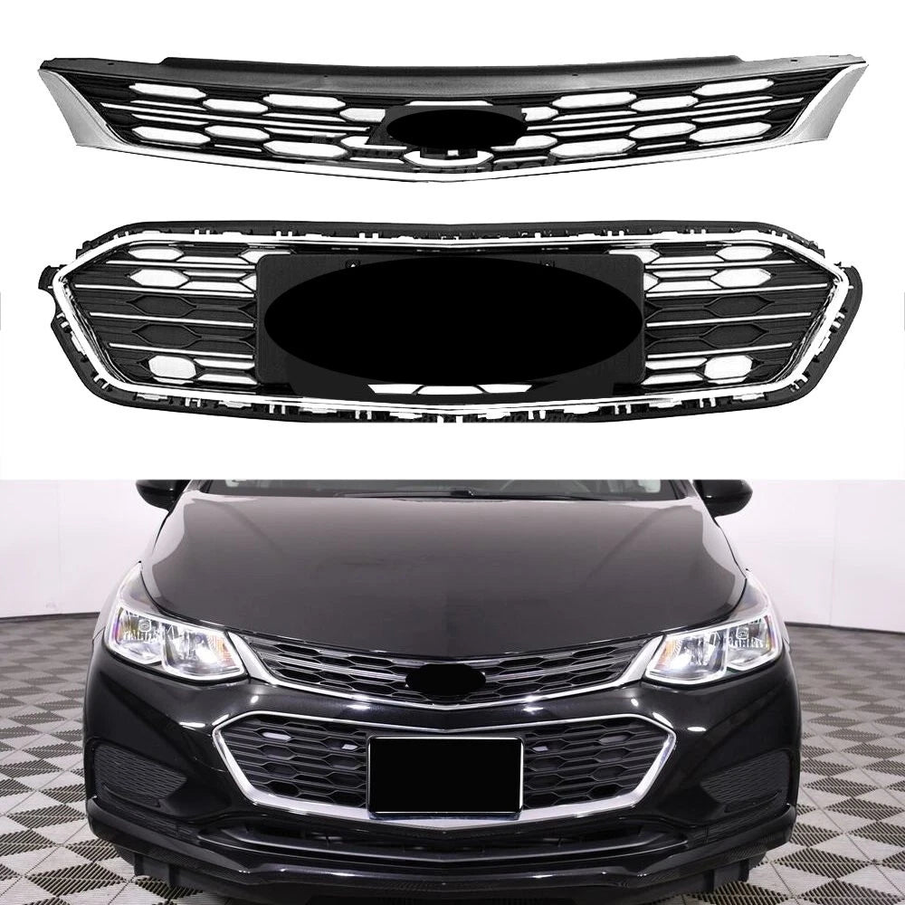 Chrome Front Upper Grill for Chevrolet Cruze (2016–2018)