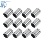 12Pcs LM25UU Linear Ball Bearings for Various Applications (40mm OD, 25mm Bore)