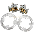 Rear Brake Calipers & Disc Rotors for Yamaha Grizzly 550 YFM550 (2009–2014)