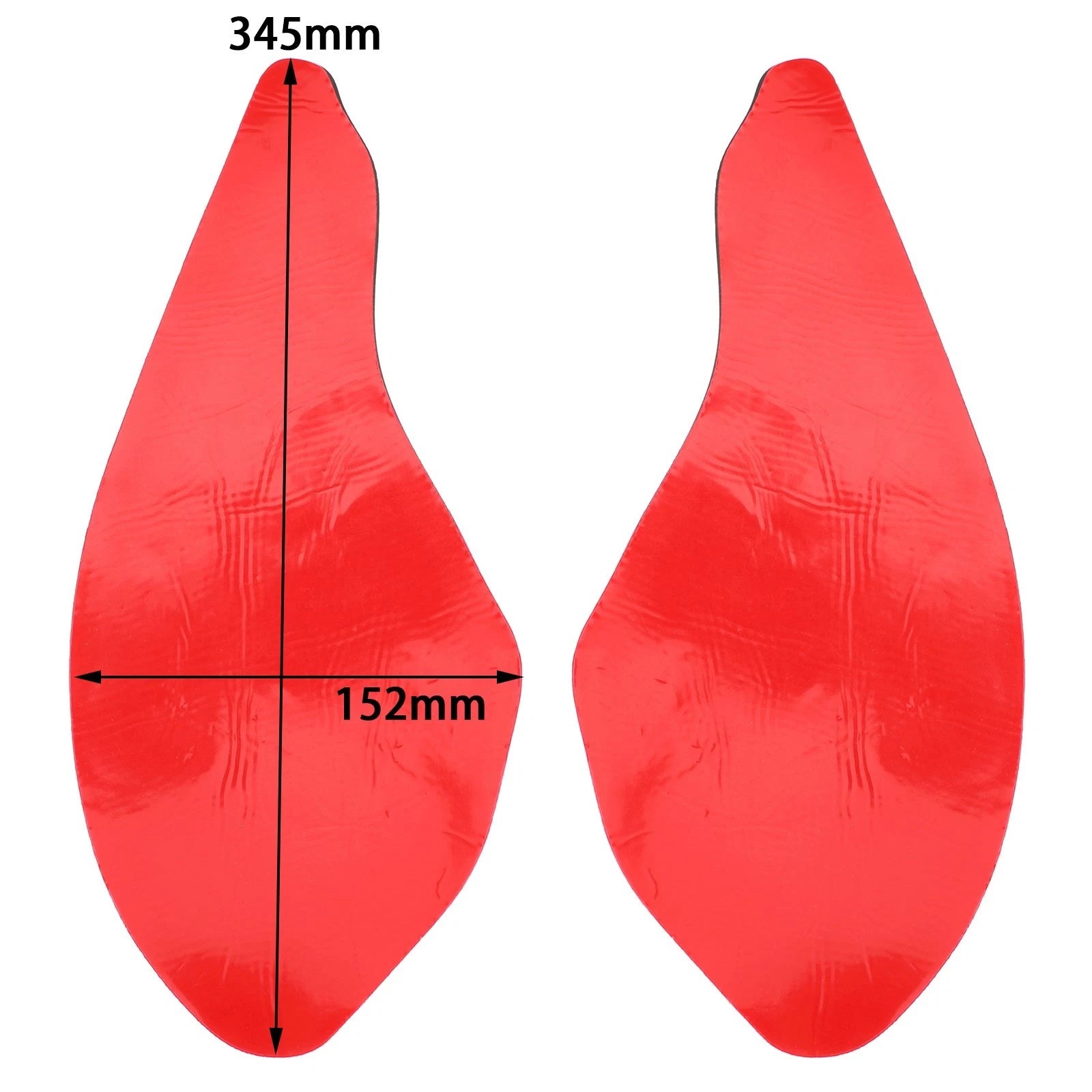 Pair Tank Protector Side Tankpad for Triumph Daytona 675 (2013–2016) Rubber