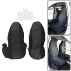 Set of 2 Front Seat Covers for Ford Ranger (1998–2003) Black/Charcoal