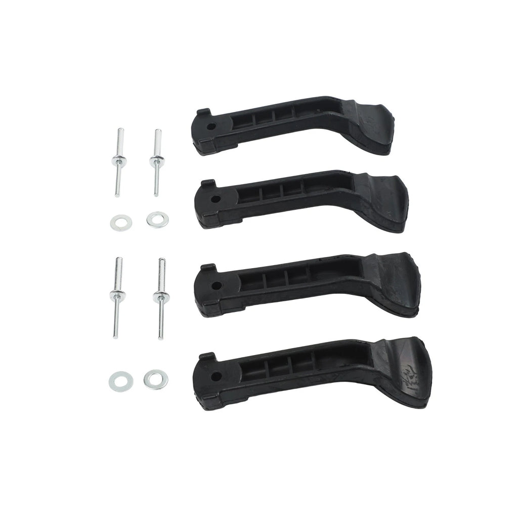 4X Hood Strap Panel Latch Kit with Rivets for Ski-Doo REV MXZ GSX GTX (2003–2023)