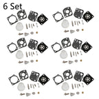 Set of 6 Carb Gasket Kit for ZAMA C1U C1Q RB-47 (WeedEater)