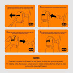 13" Gas Struts for Camper Shell Side Window Weatherguard Toolbox (-)