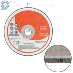 Set of 20 Cut Off Wheels for Metal Cutting