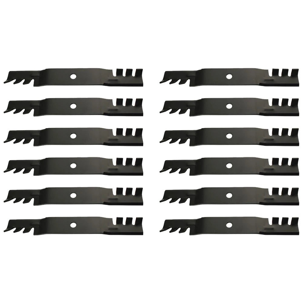 12 Toothed Mower Blades for John Deere ZTrak Z525E Z535M Z540M Z375R (M143520)