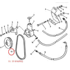 V Belt for MerCruiser Sterndrive 4.3L 5.0L 5.7L (1996) 57-816295Q 18-15490