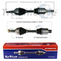 Set of 2 Front CV Axle Shafts for Chevrolet Pontiac (2006–2010) 6T70 FWD