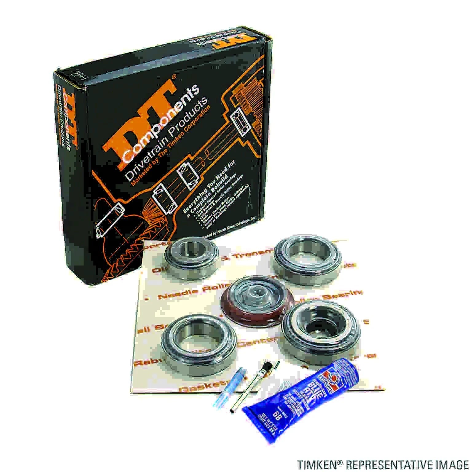 Timken Front Axle Differential Bearing and Seal Kit for