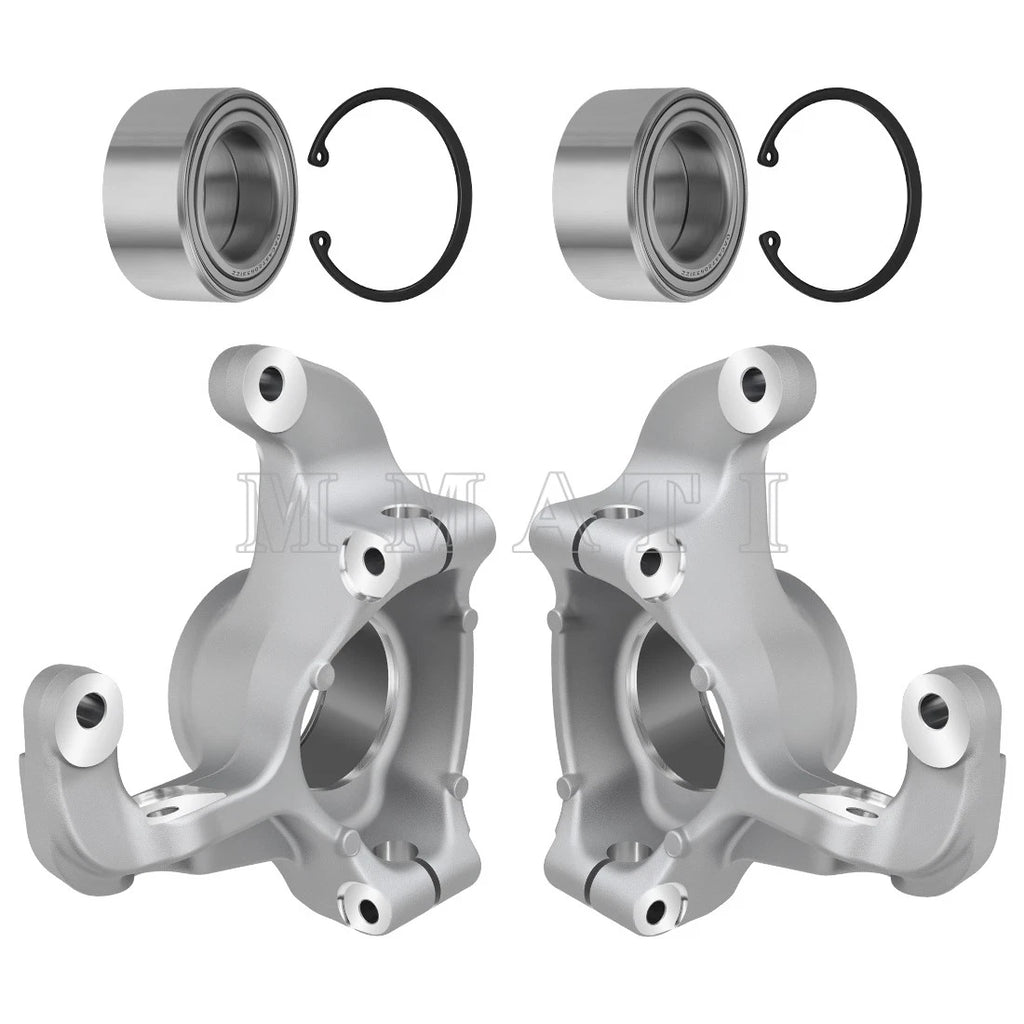 2 Front Steering Knuckles & Bearings Kit for Polaris Sportsman 550 X2/XP (2009–2014)