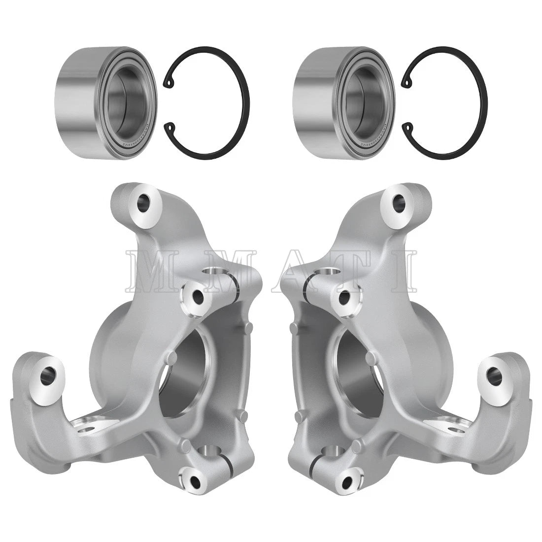 2 Front Steering Knuckles & Bearings Kit for Polaris Sportsman 550 X2/XP (2009–2014)
