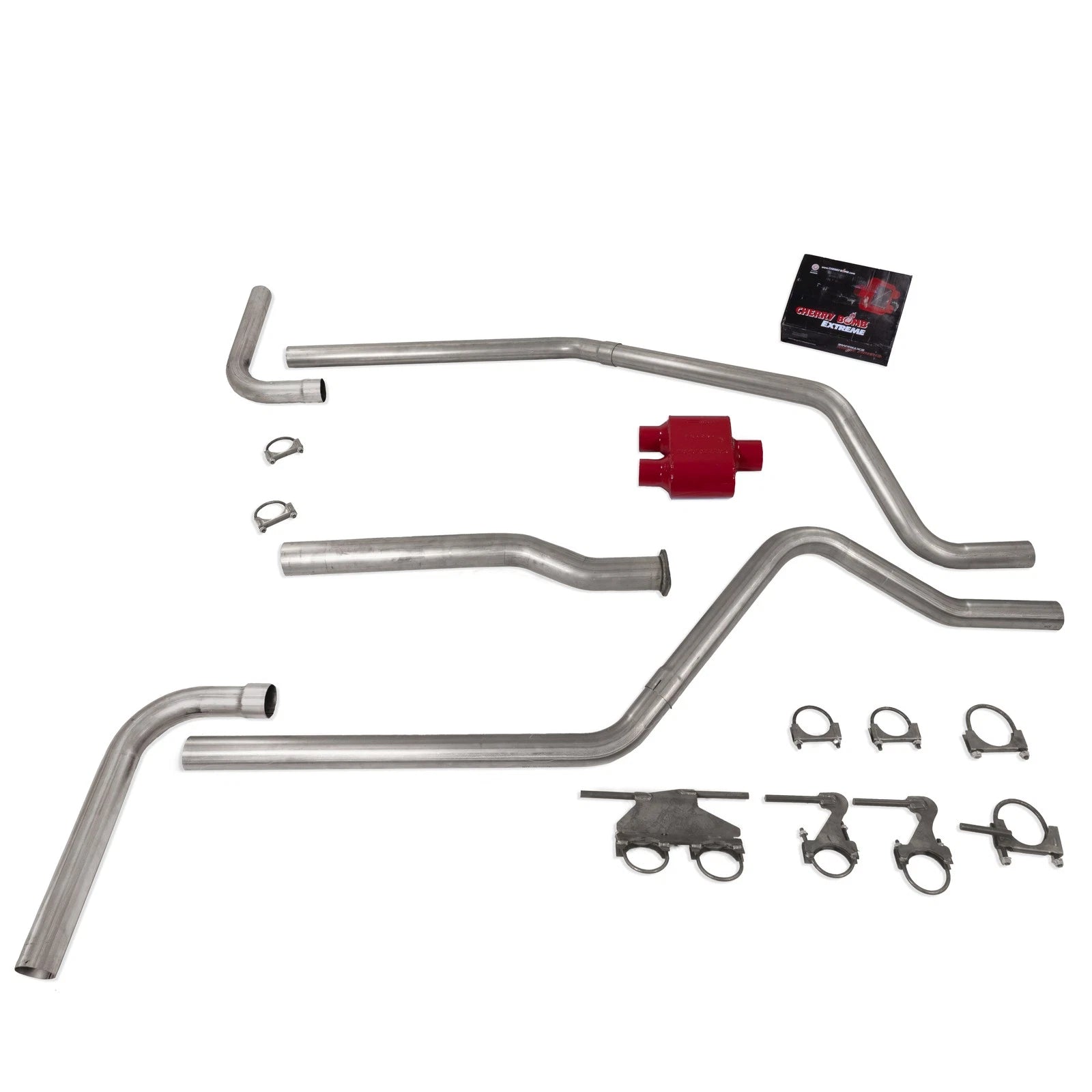 2.5" Dual Exhaust for Dodge Ram 1500 (2019–2025) Cherry Bomb Extreme Side E