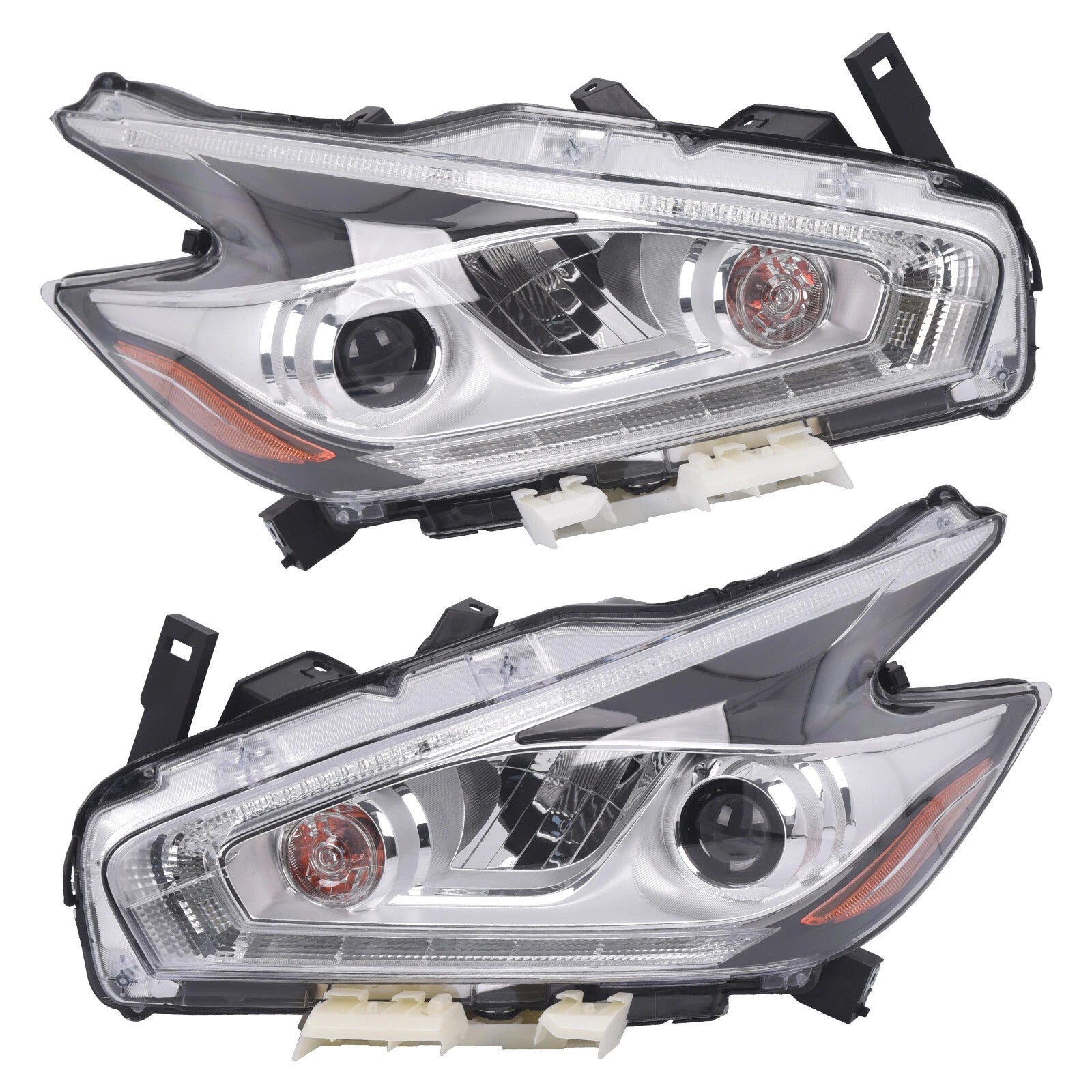 Pair LED Headlight Assemblies for Nissan Murano (2015-2018)