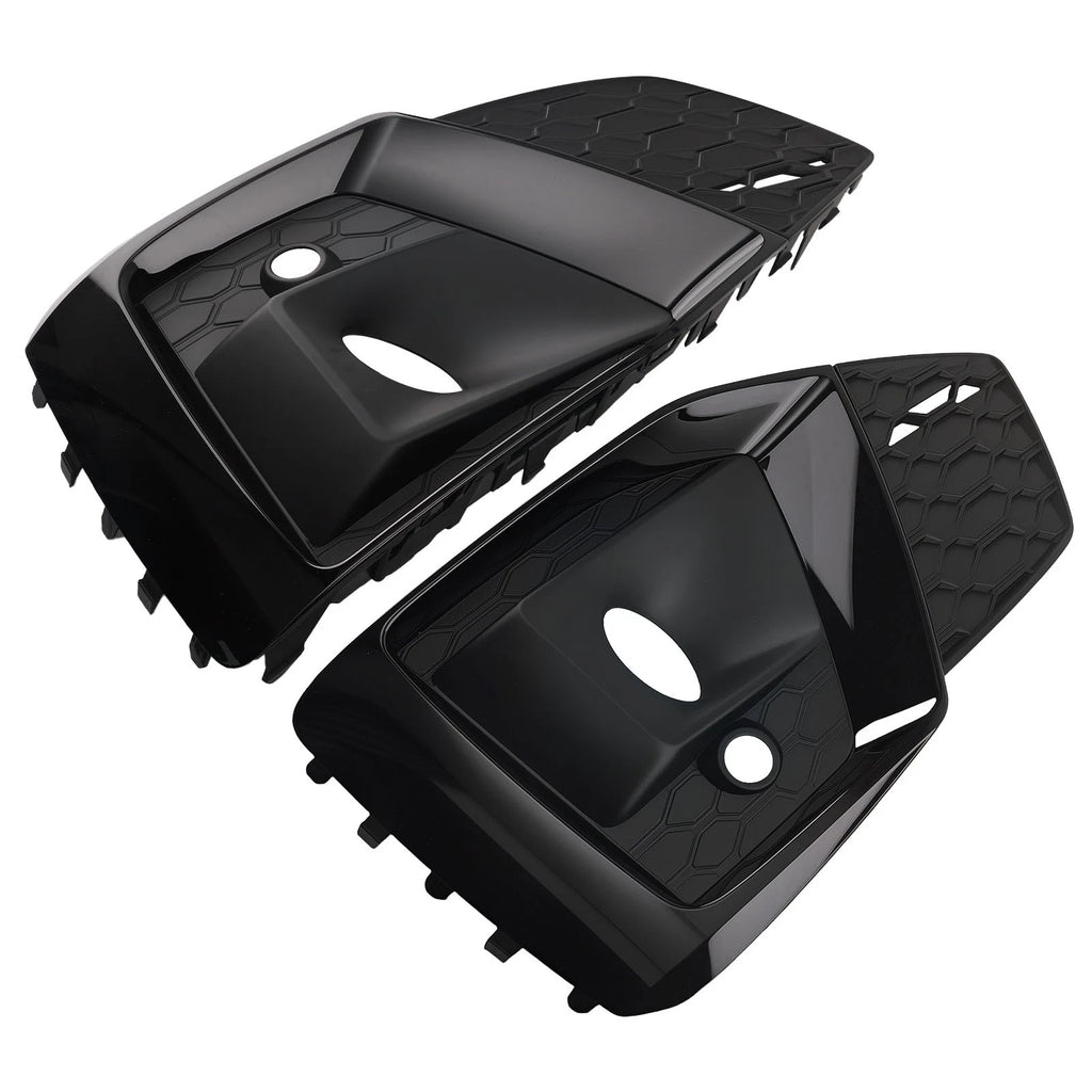Pair Front Bumper Fog Light Grille for Audi S5 Sportback (2020-2022)