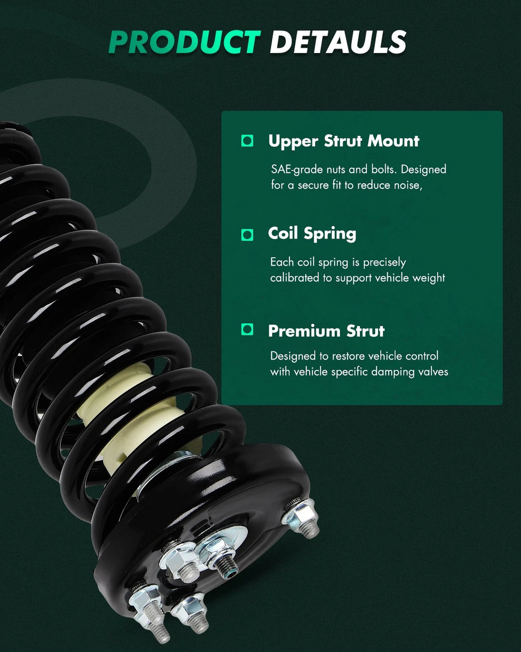 Complete Struts Springs Assembly for Honda Accord (2003–2007)