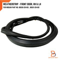 LH RH Front Door Weatherstrip Rubber Seal for Nissan Navara D22 (98-04)