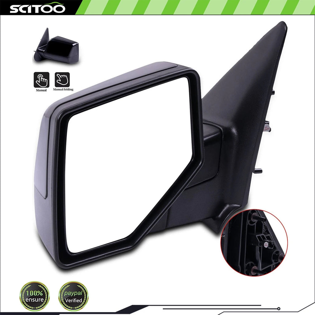 Manual Textured Mirror for Ford Ranger (2006–2011) LH Driver Side View