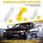Set of 11 Windshield Roof Moulding Repair Clips for Honda Accord (2003–2017)