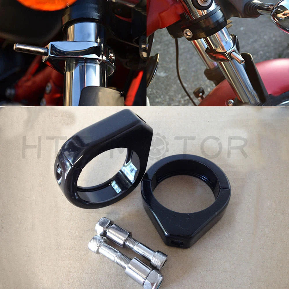 Fork Clamp Turn Signal Clamps for Harley Softail (49mm Fork Tube)