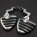 1.5" Wing Footpegs Male Mount Clamps for Honda GoldWing GL1100 GL1200 GL1500 GL1800