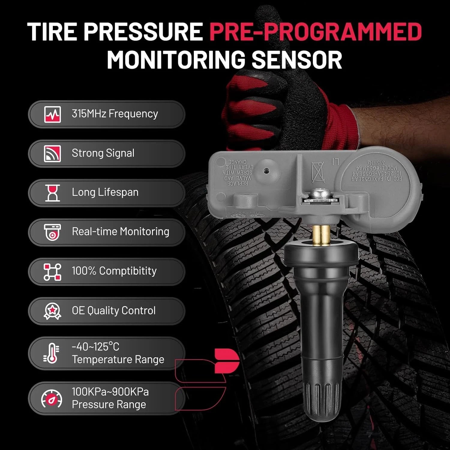 TPMS Sensor for Buick Lucerne and Chevrolet Avalanche (2007-2013)