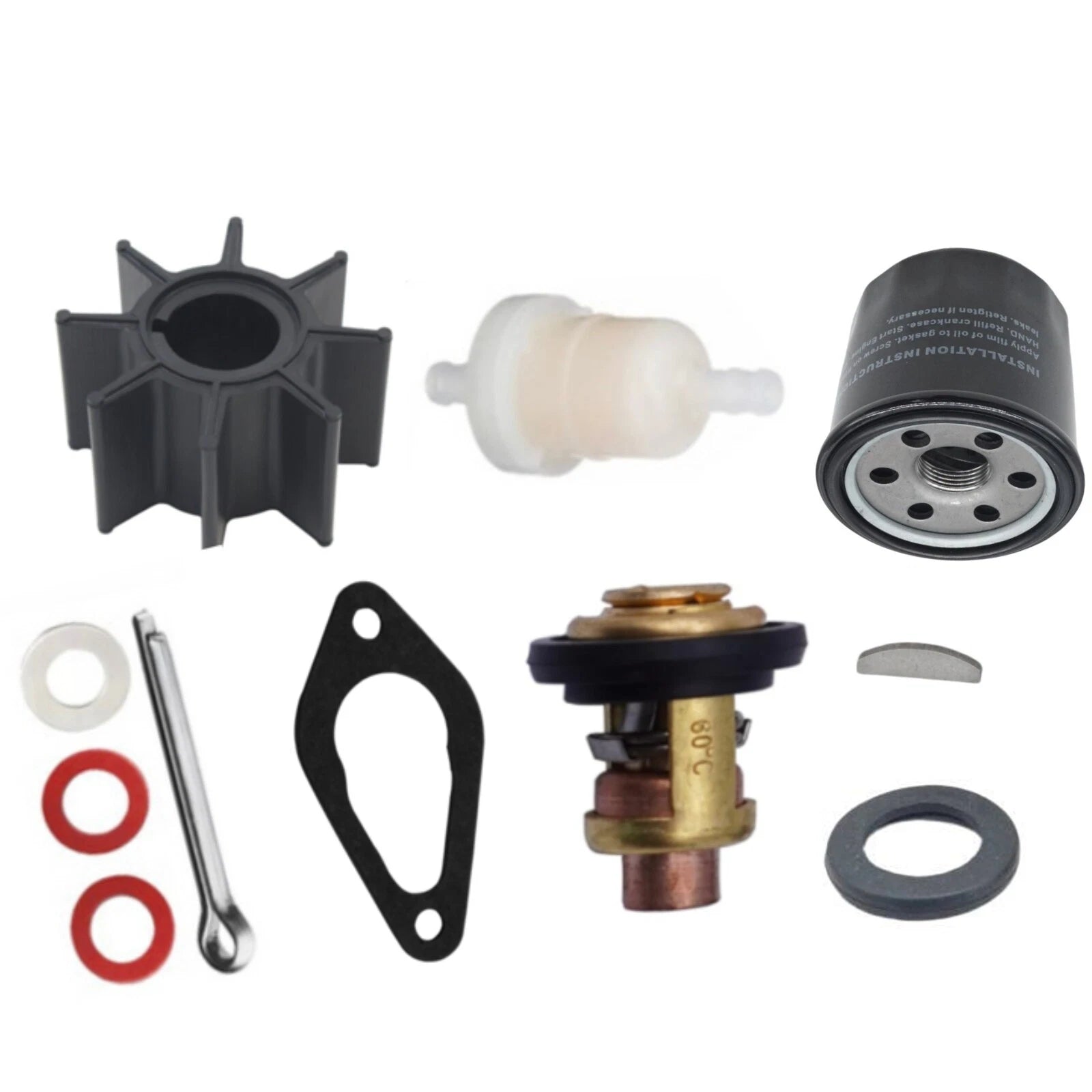 Maintenance Kit for Mercury Mariner 8-9.9HP Command Thrust EFI (2006–2010) 8M0120867