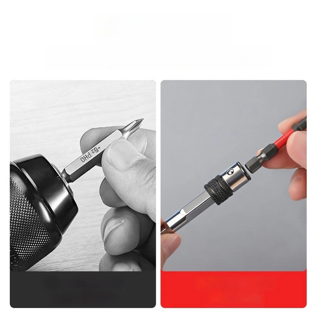 Carbon Steel Drill Bit Extension Rod 6.35mm Hex Shank for Reliable Performance