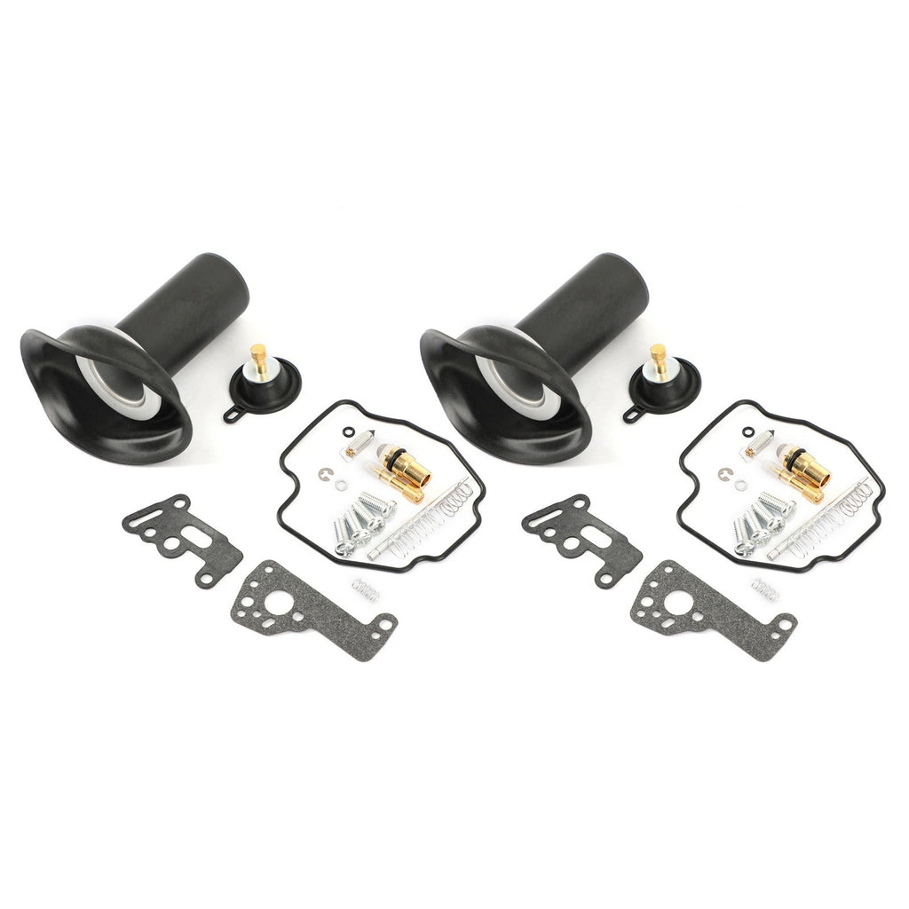 2X Carburetor Repair Kit Plunger Diaphragm for Yamaha Virago 535 (1990–2001)