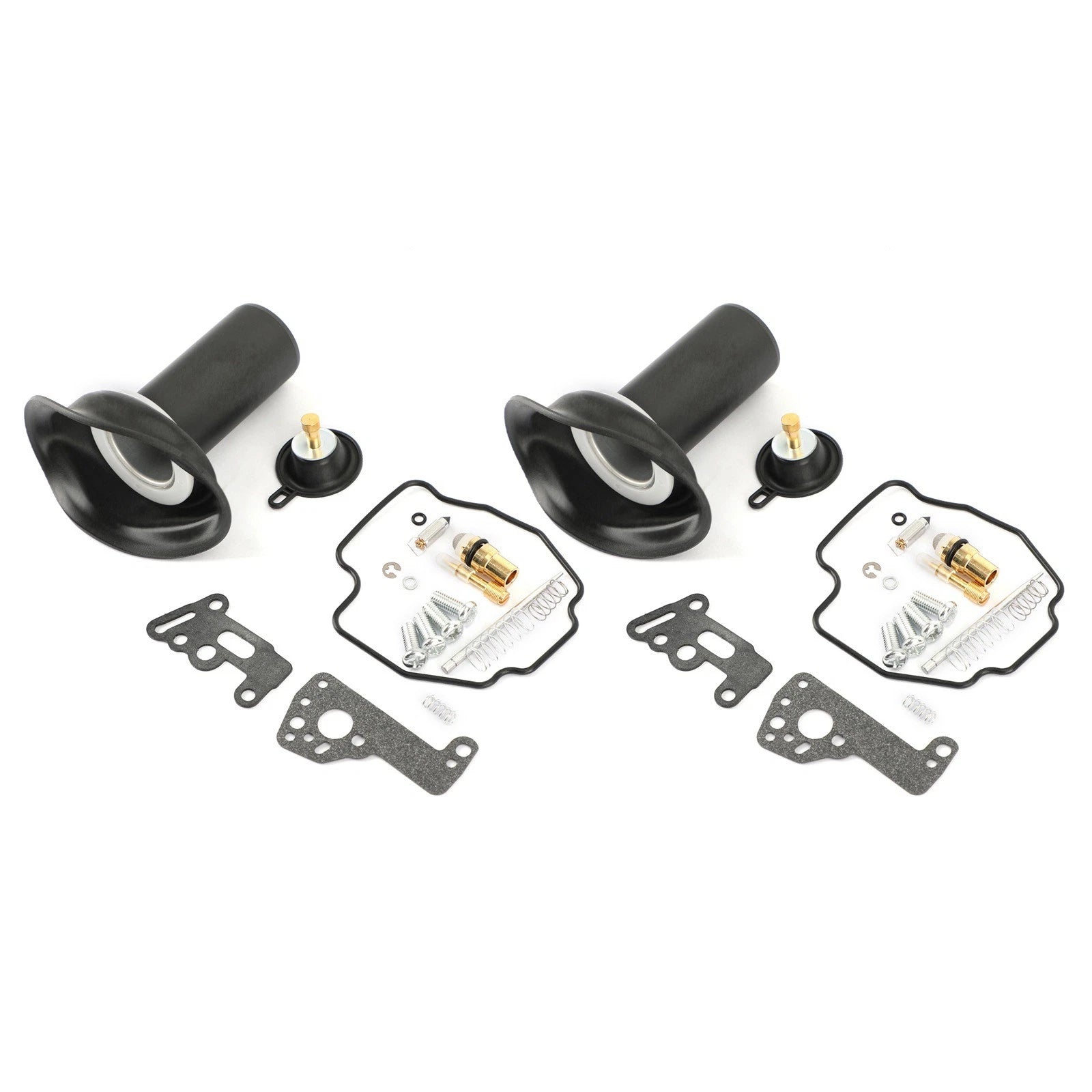 2X Carburetor Repair Kit Plunger Diaphragm for Yamaha Virago 535 (1990–2001)