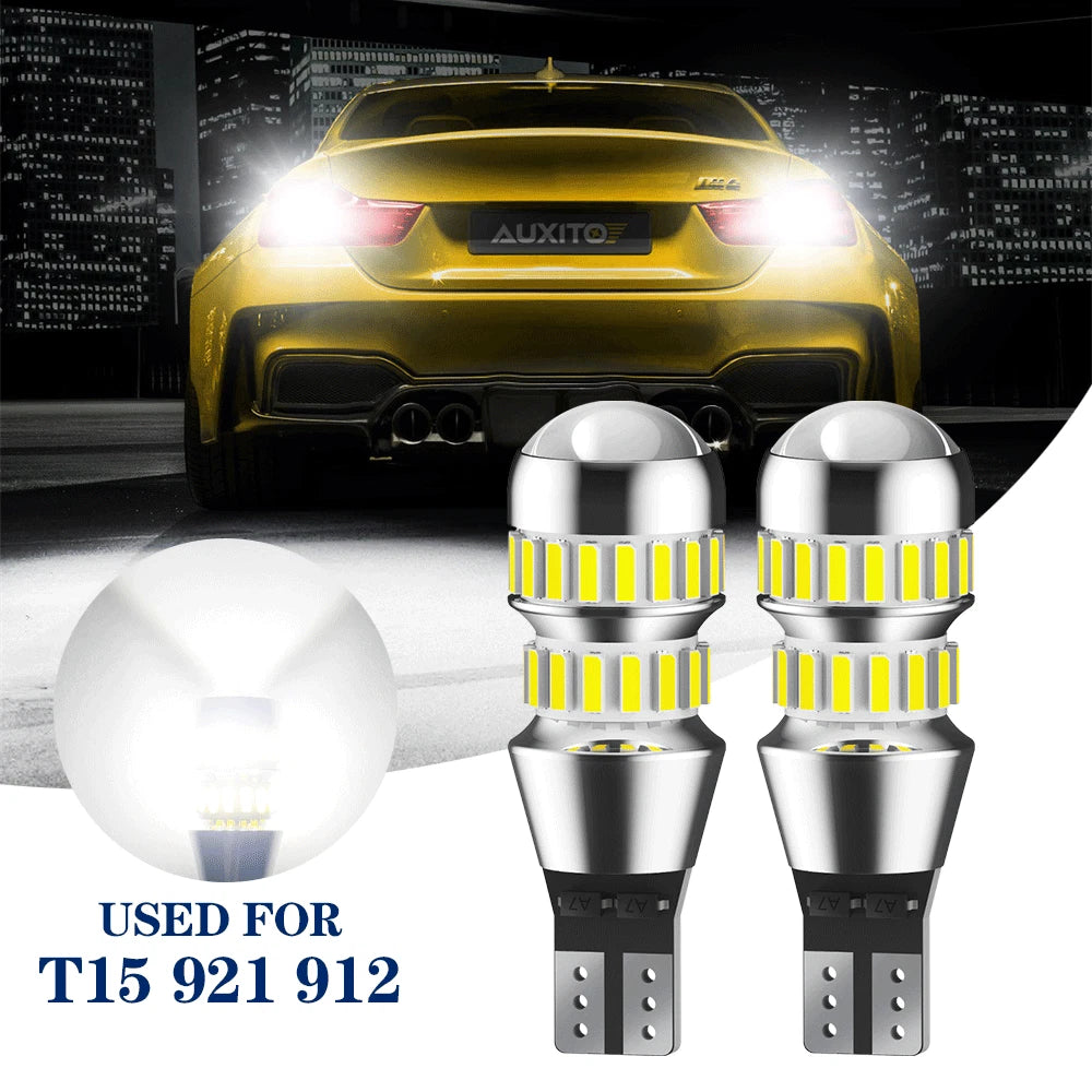 2X 921 912 LED Error Free Backup Reverse Light Bulbs for Toyota 4Runner (2001–2020)