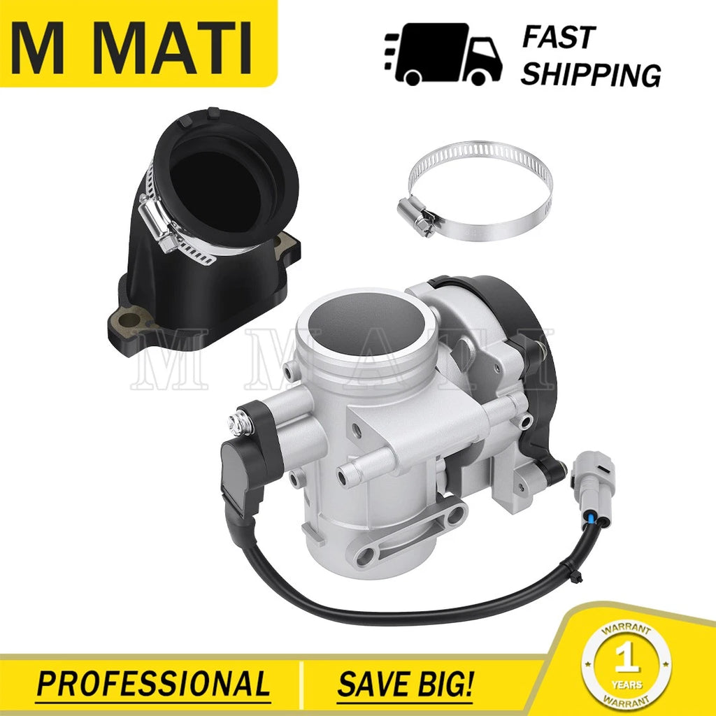 Throttle Body & Intake Adapter Boot for Polaris RZR 800 (2008–2009) RZR S 800 (2009)