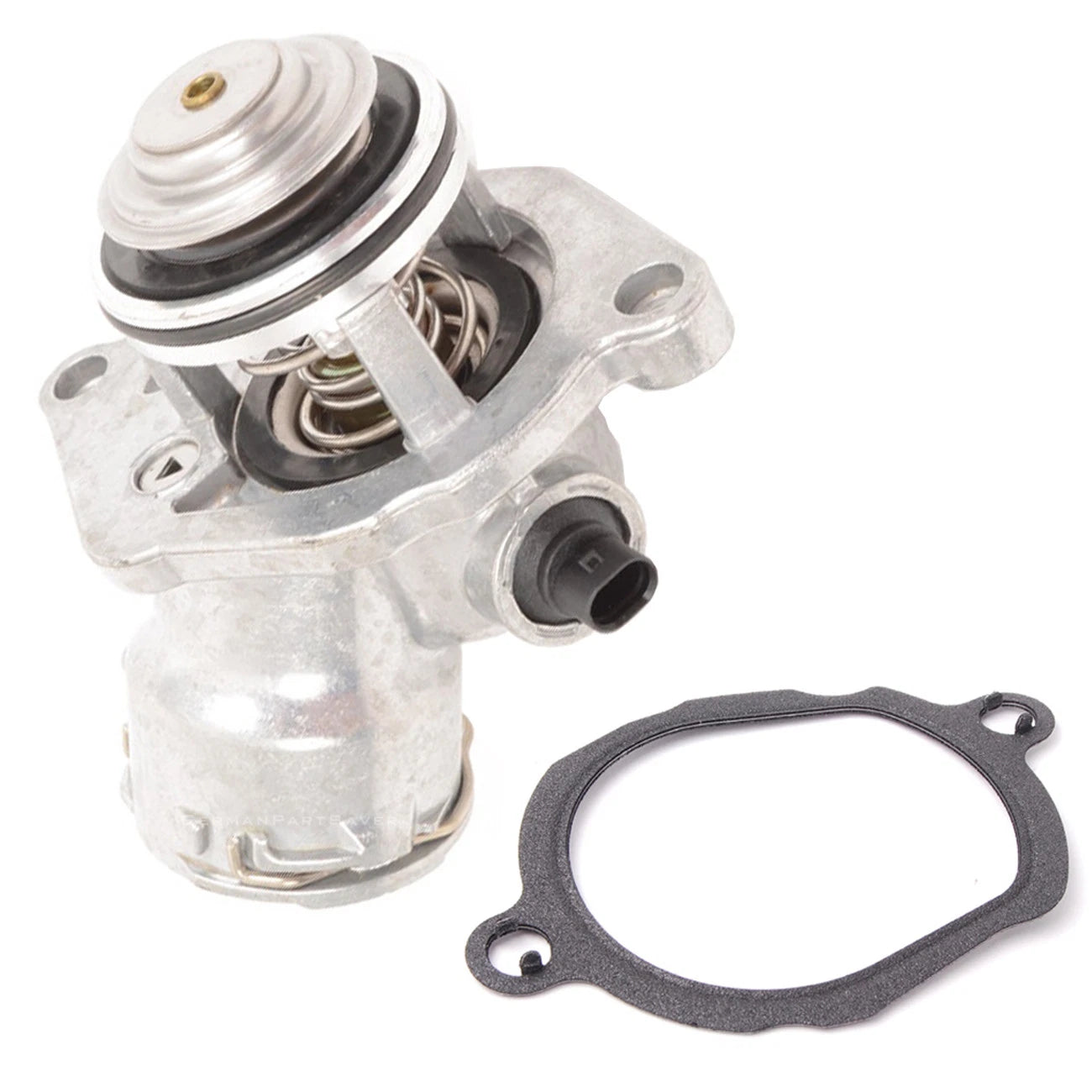 Engine Coolant Thermostat Assembly with Sensor for Mercedes C300 C350 (2008-2015)