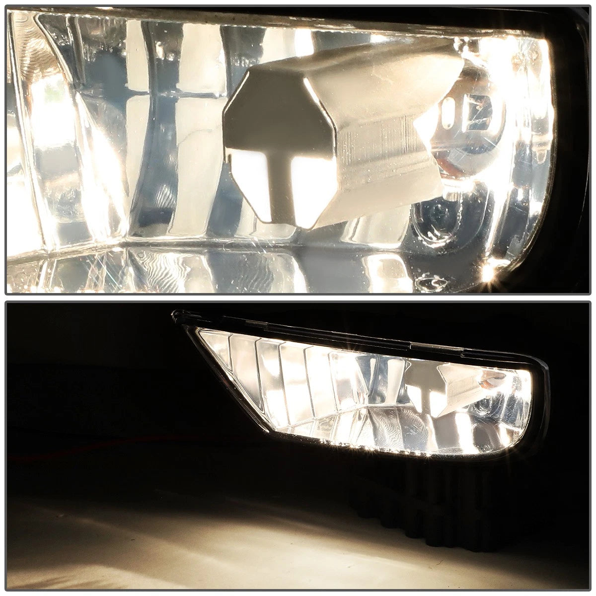 Clear Lens Fog Light Lamp + Bulb for Toyota Sienna (2001–2003)
