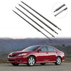 Set of 4 Window Scraper Seal Belt Weatherstrip for Toyota Camry (2007–2011)